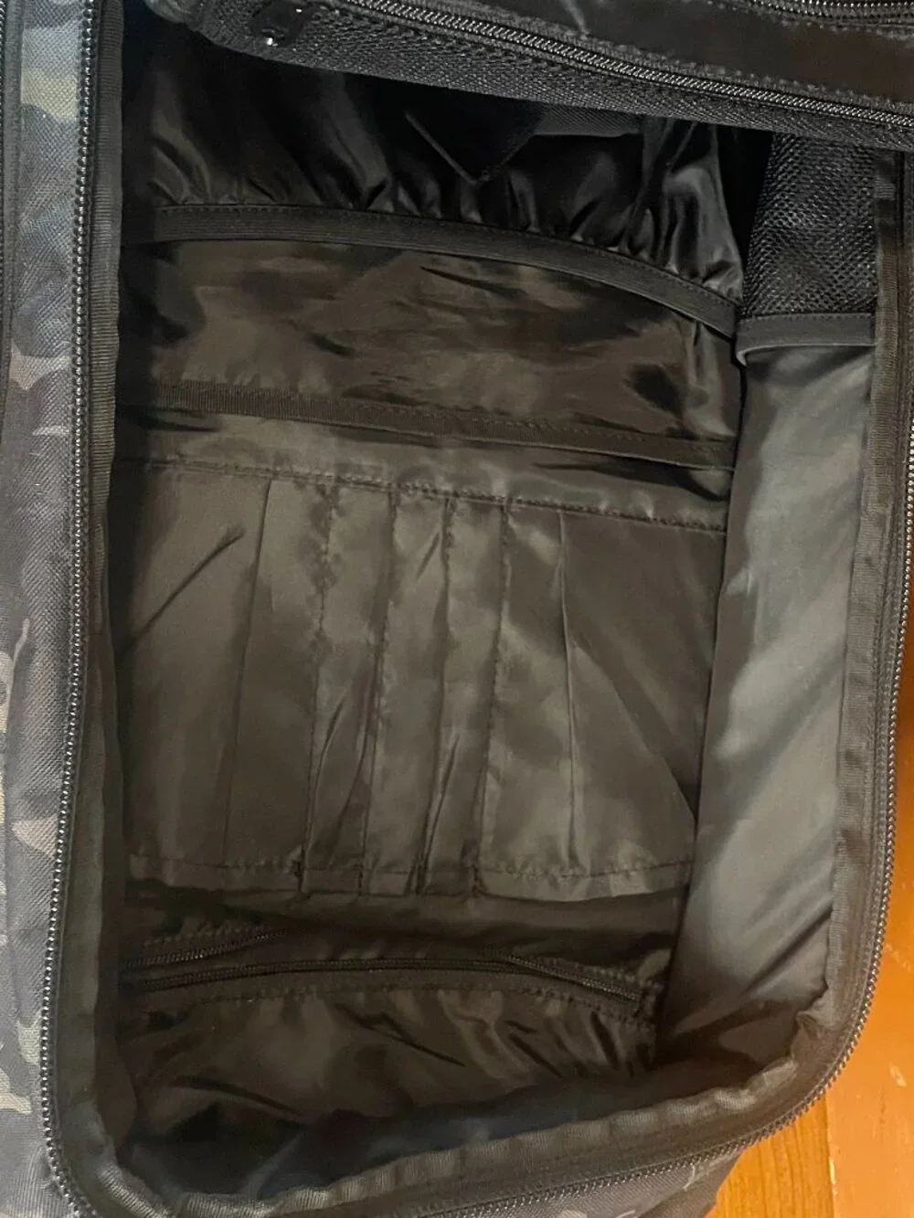 TACTICAL BABY GEAR TBG MOD Diaper Bag Backpack Black Camo Great Condition!